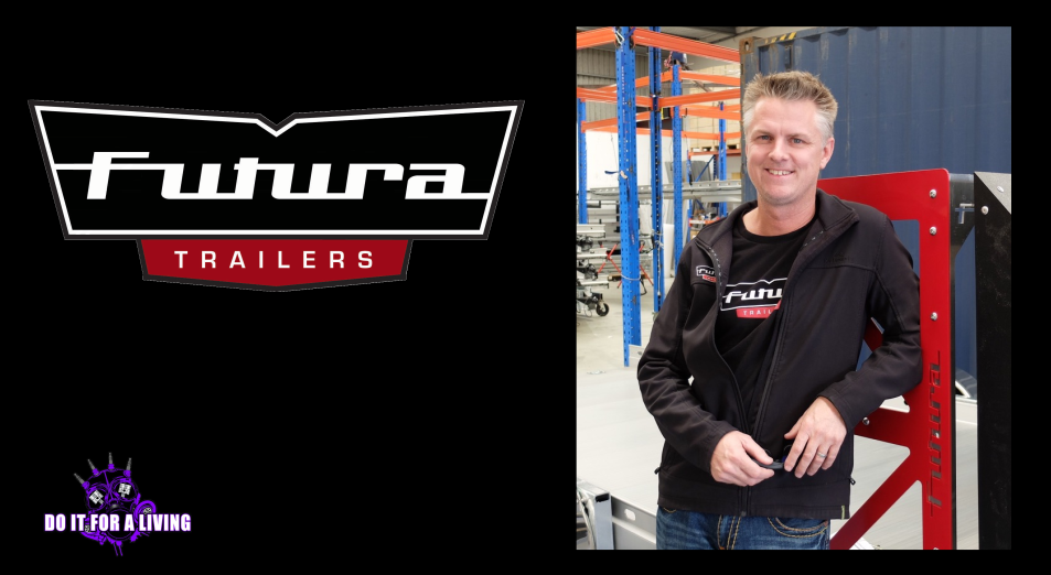 123: Glen Reid of Futura Trailers brought his innovative idea of a lowering trailer to reality
