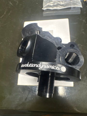 MSA Performance Oil filter Housing - Black